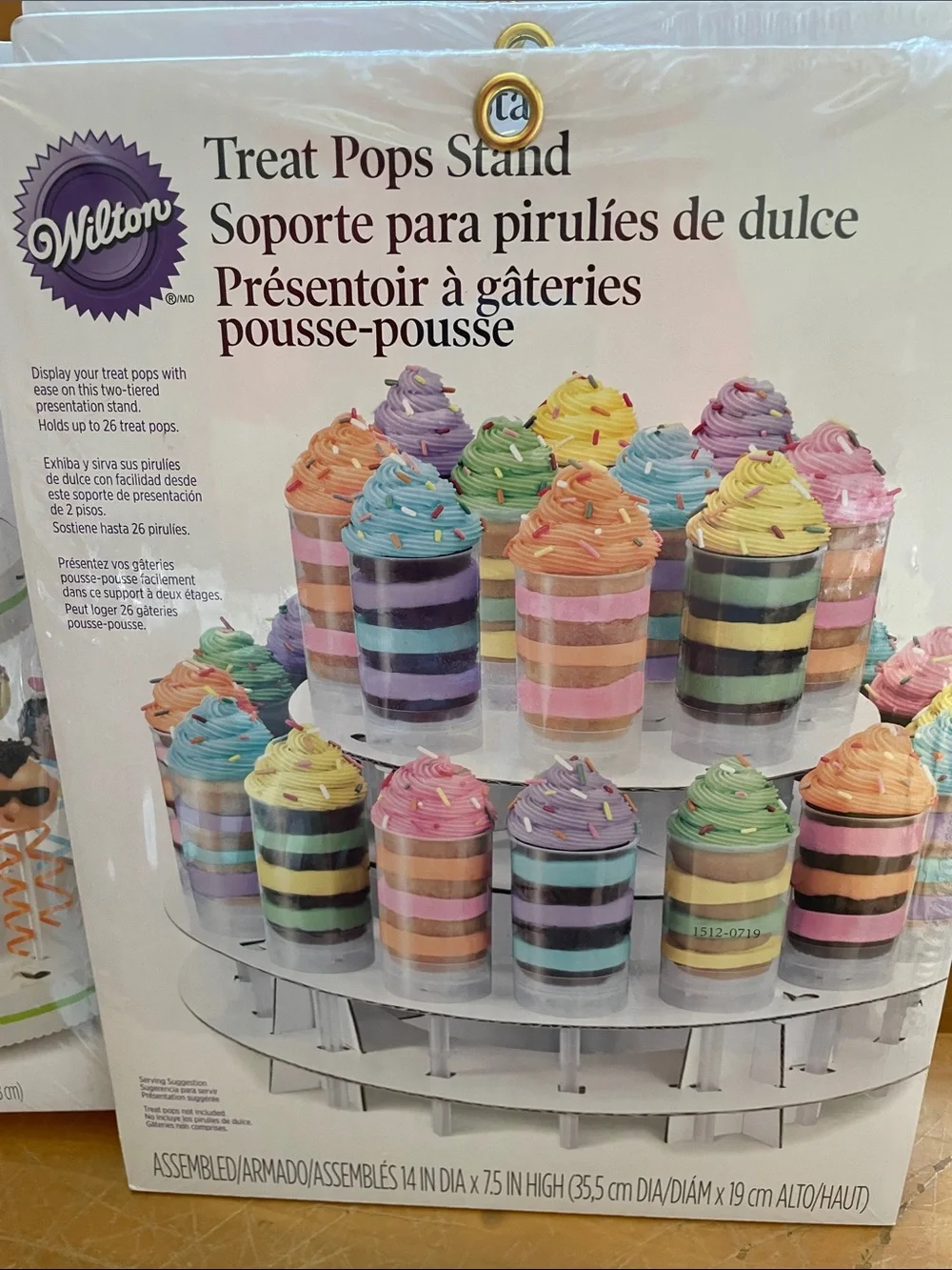 Wilton Treat Pops Stand(2) and Wilton Cake Pop Stand(3) set. (5 total )